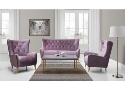 Sofa set 2.50+1+1+Coffee table Sofa Chesterfield Complete Set Suite Couch