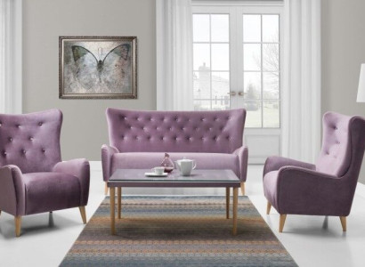 Sofa set 2.50+1+1+Coffee table Sofa Chesterfield Complete Set Suite Couch