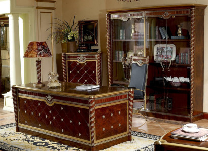 Luxury Desk Table Office Office Antique Style Baroque Rococo Desks new