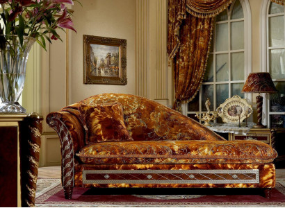Luxury Sofa Chaise Longues Lounger Chaise Antique Style Upholstery Baroque Rococo Classic