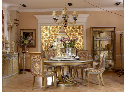 Dining room Designer Wood Chair 6 Chairs Set Suite Antique Style Baroque Rococo new