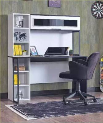 Childrens room Bedroom Furniture Complete room Youth room Black White 3pcs.