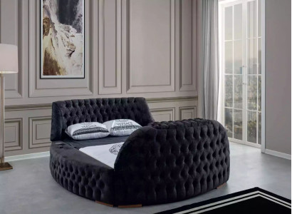 Black Chesterfield Bed Design Upholstery Furniture Hotel Luxury Beds Lift Media