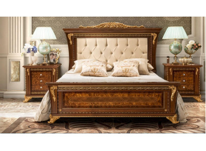 Bed Design 2x Bedside tables 3-piece Bedroom Set Furniture Classic Beds
