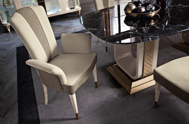 Table Dining table Wood Dining room Suite 6x Chair Set Chairs Lehn Group Italy
