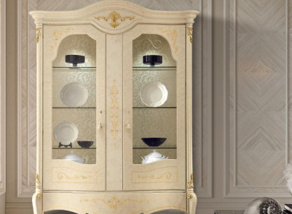 Luxury Display case Cupboard Classic Showcases Living room Cabinets Sideboard Wood new