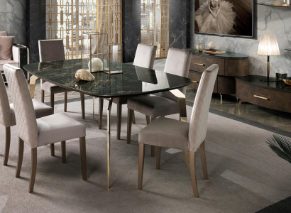 Luxury Set Dining room Dining table Chair XL Table Tables Chairs Wood Design 7 pieces new