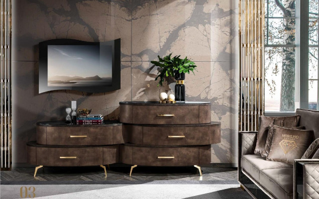 Lowboard TV cabinet tv Wardrobe Table Living room Chest of drawers Sideboard Wood Modern Furniture
