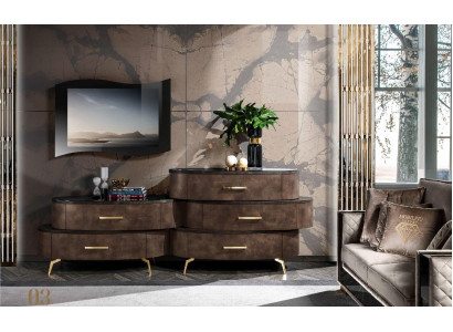 Lowboard TV cabinet tv Wardrobe Table Living room Chest of drawers Sideboard Wood Modern Furniture