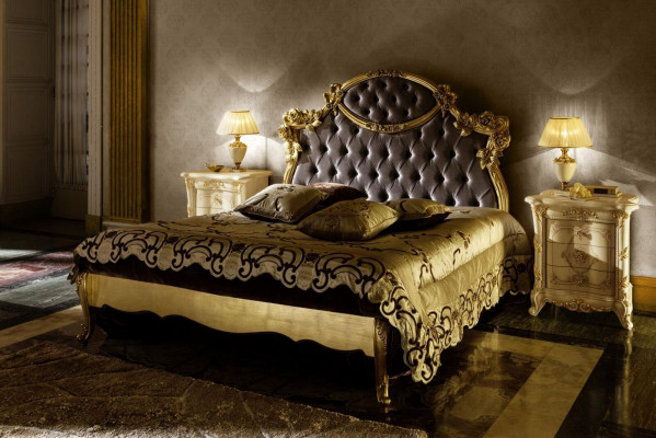 Chesterfield Classic s Bed Luxury Furniture Baroque Hotel Leather Bedroom Beds