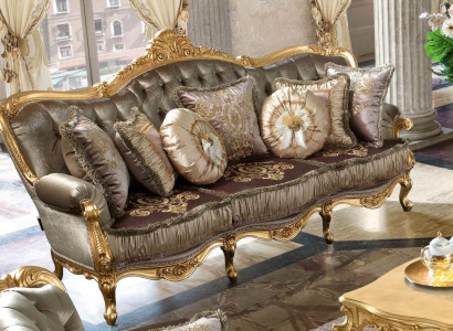 Sofa 3 Seater Couches Sofas Art Deco Three Seater Textile Sofas Couch Upholstery new