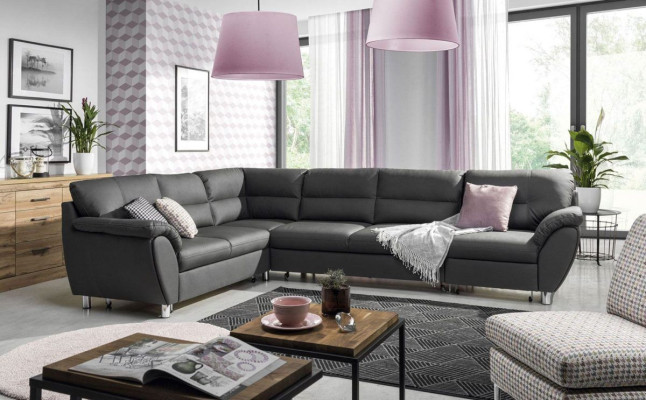 Living landscape Sofa bed U-shape Fabric Textile Sofa Couch Upholstery Corner