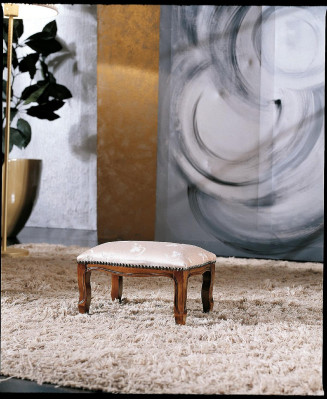 Ottoman Seat Chaise Padded Pufa Benches Design Upholstery Stool Footstool